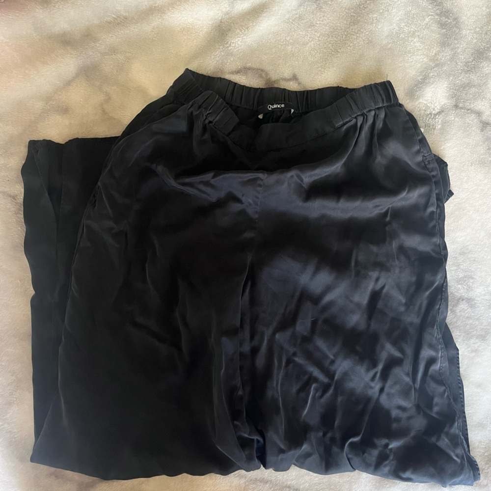 QUINCE silk pants
